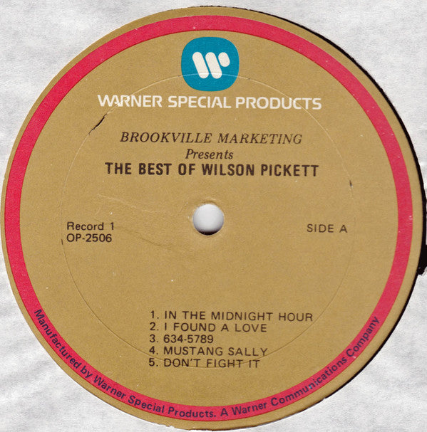 Wilson Pickett : The Best Of Wilson Pickett (2xLP, Comp, Gol)