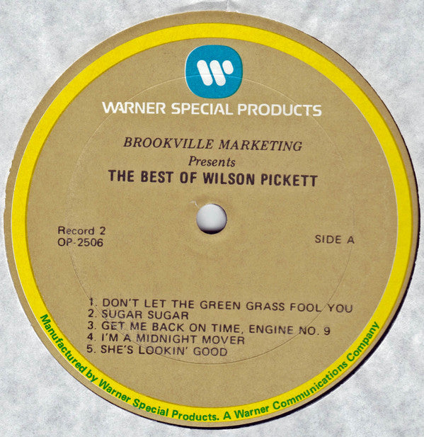 Wilson Pickett : The Best Of Wilson Pickett (2xLP, Comp, Gol)