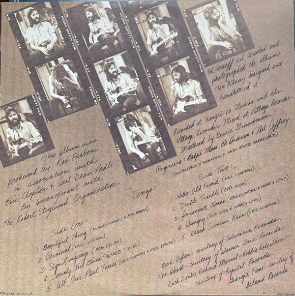 Eric Clapton : No Reason To Cry (LP, Album, Pit)