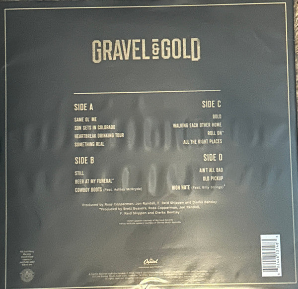 Dierks Bentley : Gravel & Gold (2xLP, Album)