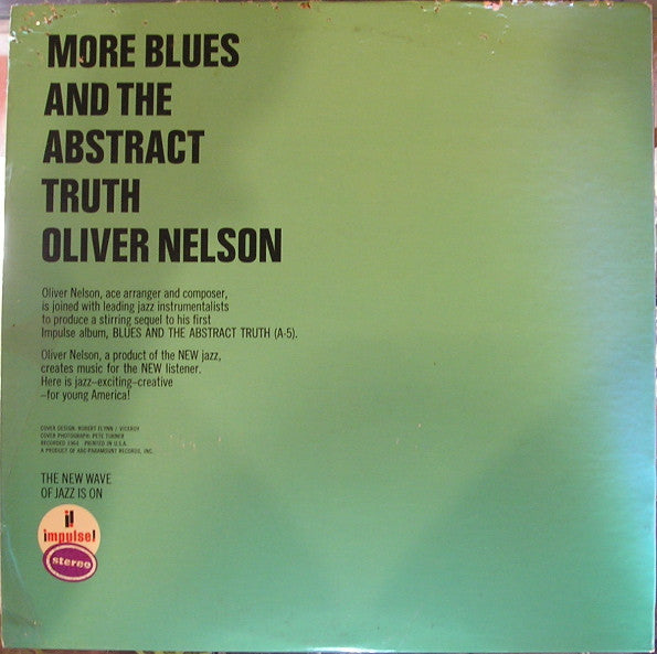 Oliver Nelson : More Blues And The Abstract Truth (LP, Album, RE)