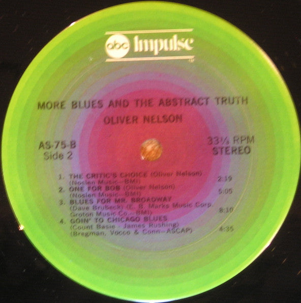 Oliver Nelson : More Blues And The Abstract Truth (LP, Album, RE)