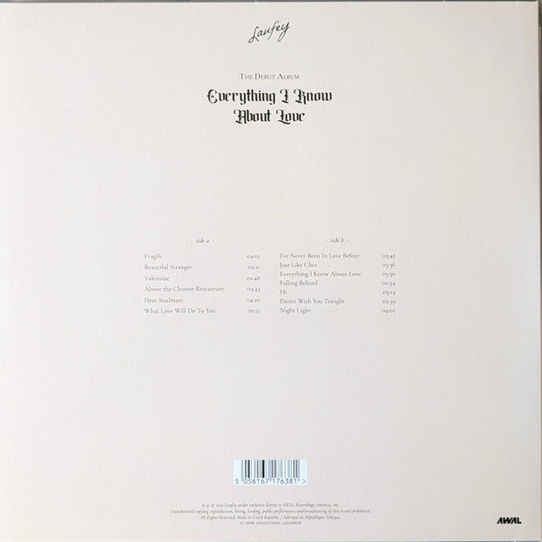 Laufey (2) : Everything I Know About Love (LP, Album)