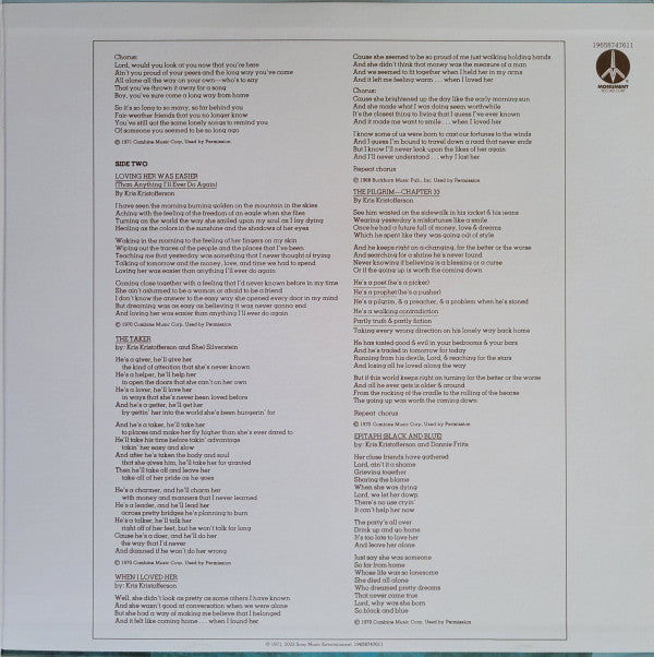 Kris Kristofferson : The Silver Tongued Devil And I (LP, Album, Club, RE, 180)