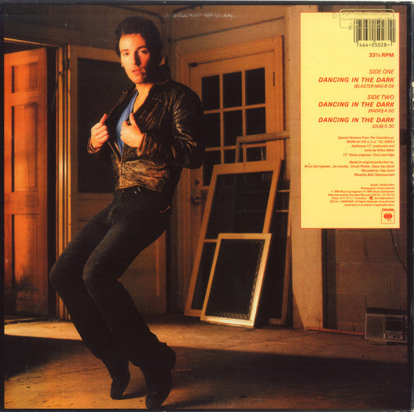 Bruce Springsteen : Dancing In The Dark (12", Single, Promo, Pit)