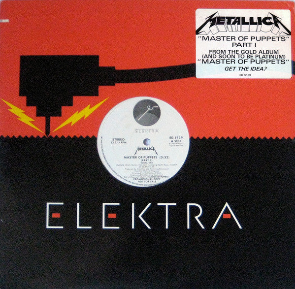 Metallica : Master Of Puppets (12", Single, Promo, SP )