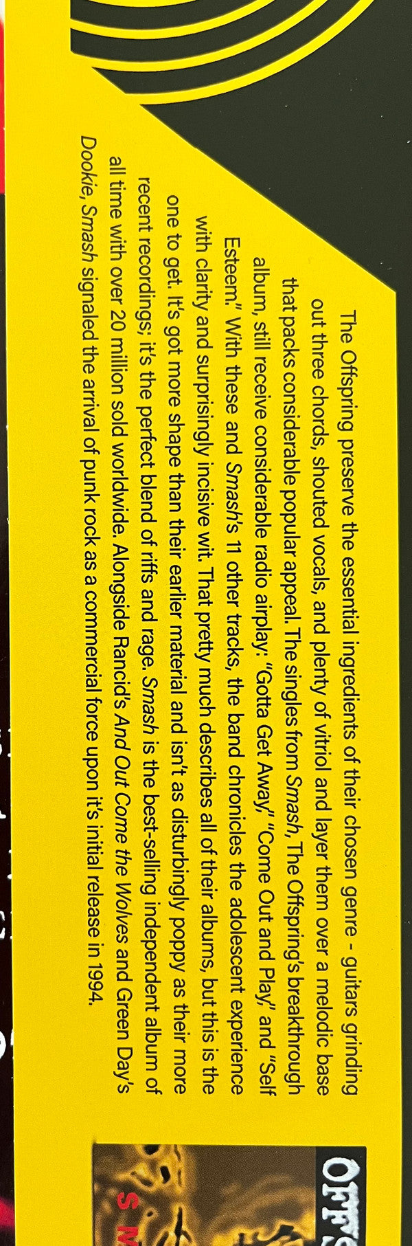 Offspring* : Smash (LP, Album, RSD, Ltd, RE, RM, RP, Cle)