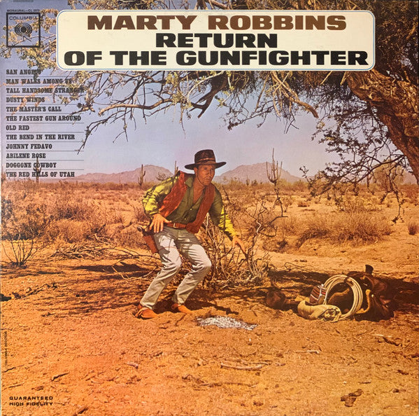 Marty Robbins : The Return Of The Gunfighter (LP, Album, Mono)