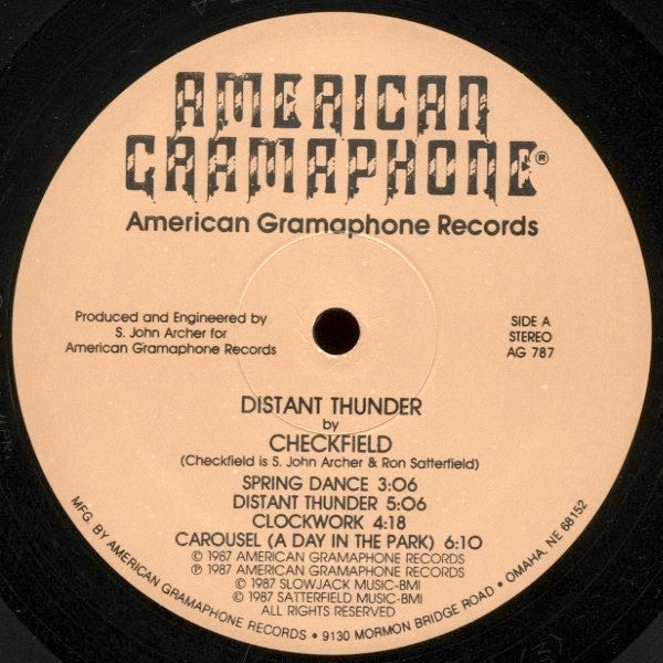 Checkfield : Distant Thunder (LP, Album)