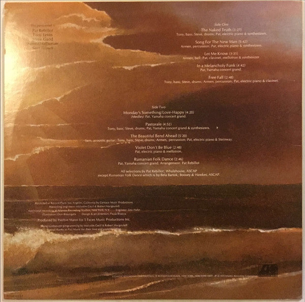 Pat Rebillot : Free Fall (LP, Album, RI )