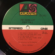 Pat Rebillot : Free Fall (LP, Album, RI )