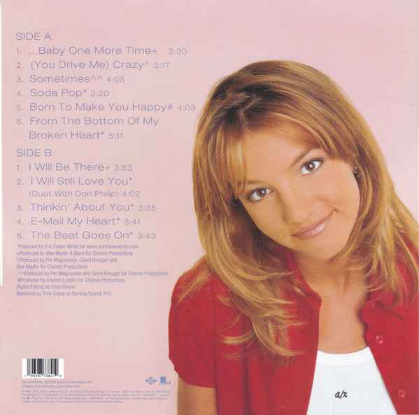Britney Spears : ...Baby One More Time (LP, Album, RE, RP)