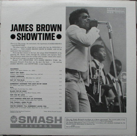 James Brown : Showtime (LP, Album, Mono, RE, Rai)