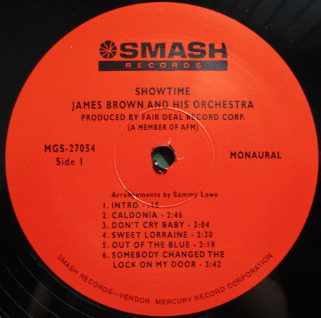 James Brown : Showtime (LP, Album, Mono, RE, Rai)