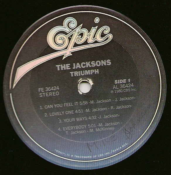 The Jacksons : Triumph (LP, Album, San)