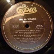 The Jacksons : Triumph (LP, Album, San)