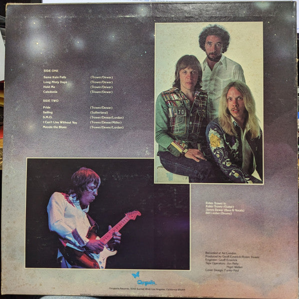 Robin Trower : Long Misty Days (LP, Album, Ter)