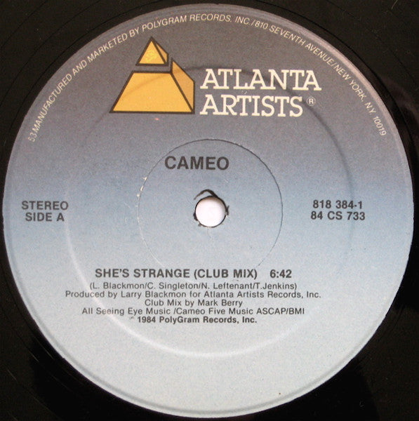 Cameo : She's Strange (12", Single, MP, 53 )