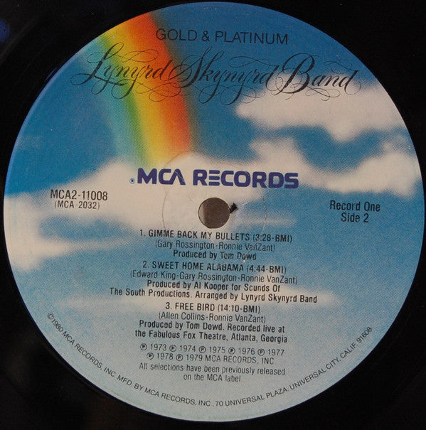 Lynyrd Skynyrd Band* : Gold & Platinum (2xLP, Comp, RE, Pin)