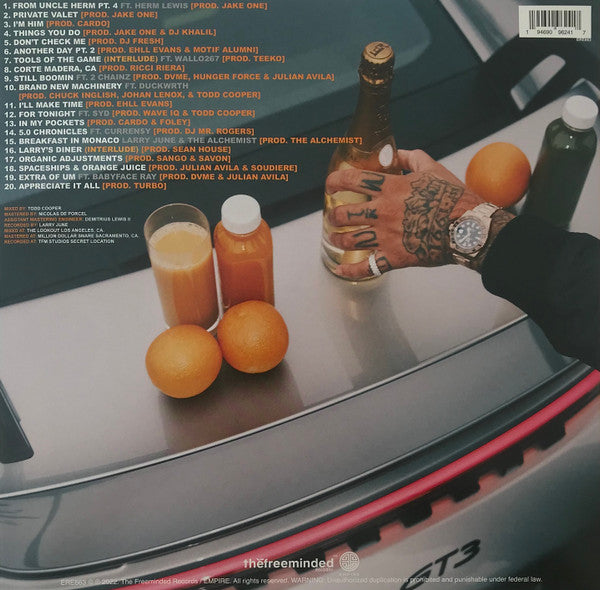 Larry June : Spaceships On The Blade (2xLP, Album, Ora)