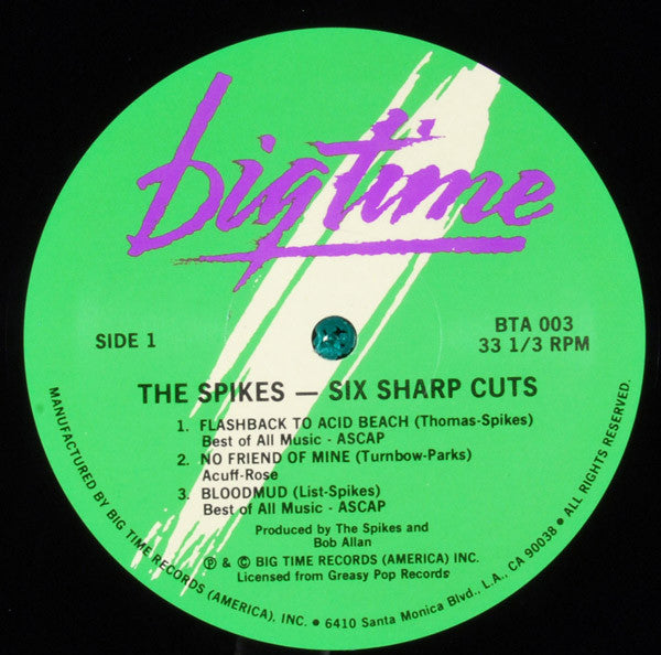 The Spikes : 6 Sharp Cuts (LP, MiniAlbum)