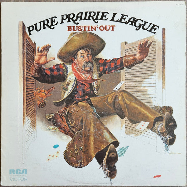 Pure Prairie League : Bustin' Out (LP, Album, RE)