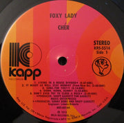 Cher : Foxy Lady (LP, Album, RP)