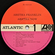 Aretha Franklin : Aretha Now (LP, Album, Mono, Club, RE, RM, RP, 180)