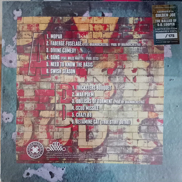 Sadhu Gold : The Ballad Of D.B. Looper (LP, Album, Ltd, Num, Bab)