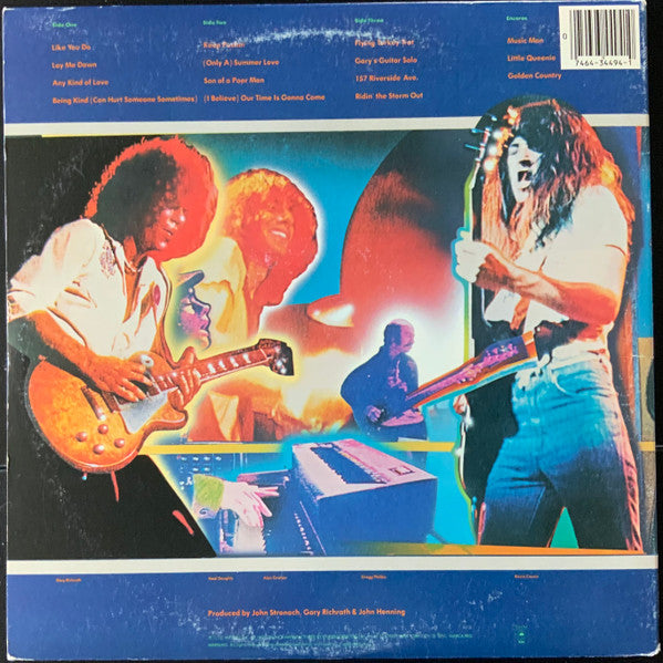 REO Speedwagon : Live - You Get What You Play For (2xLP, Album, RP, San)