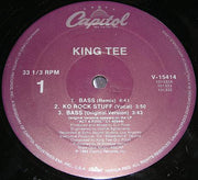 King Tee : Bass / Ko Rock Stuff (12")