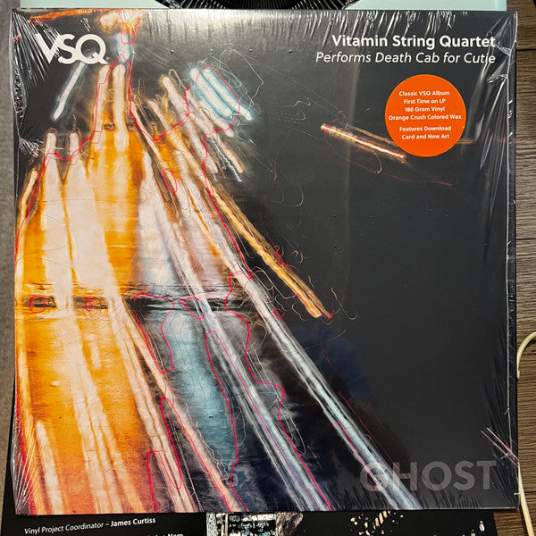 The Vitamin String Quartet : Ghost: Vitamin String Quartet Performs Death Cab For Cutie (LP, RSD, Ltd, Ora)