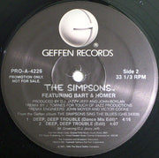 The Simpsons Featuring Bart* & Homer* : Deep, Deep Trouble (12", Promo)