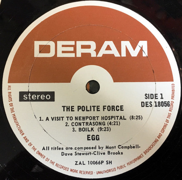 Egg (2) : The Polite Force (LP, Album)