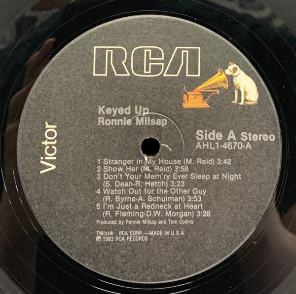 Ronnie Milsap : Keyed Up (LP, Album)