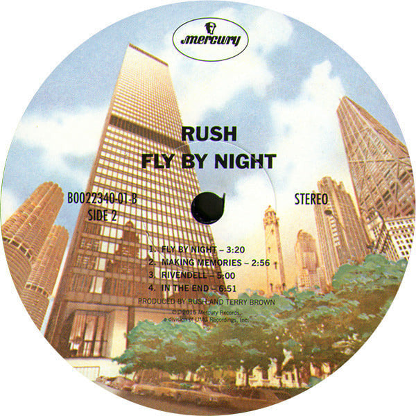 Rush : Fly By Night (LP, Album, RE, RM, 180)