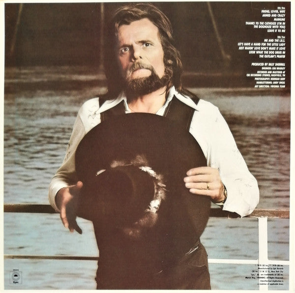 Johnny Paycheck : Armed And Crazy (LP, Album, RP)