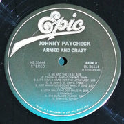 Johnny Paycheck : Armed And Crazy (LP, Album, RP)