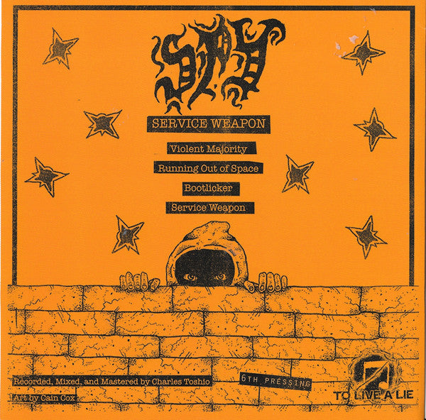 Spy (55) : Service Weapon (7", EP, RP, Mar)