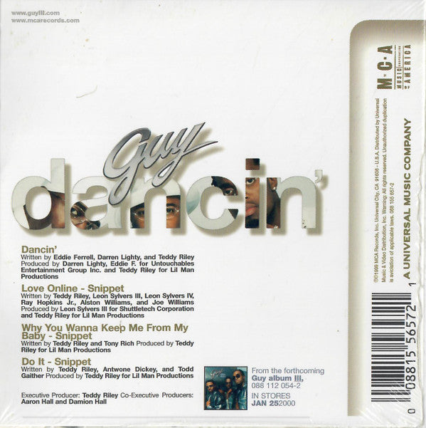 Guy : Dancin' (CD, Single)