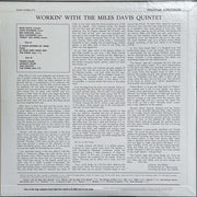 The Miles Davis Quintet : Workin’ With The Miles Davis Quintet (LP, Album, Mono, RE, 180)