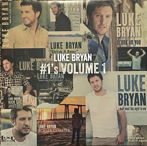 Luke Bryan : #1's Volume 1 (LP, Comp, RE, Bro)