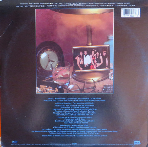Helix (3) : No Rest For The Wicked (LP, Album, Jac)