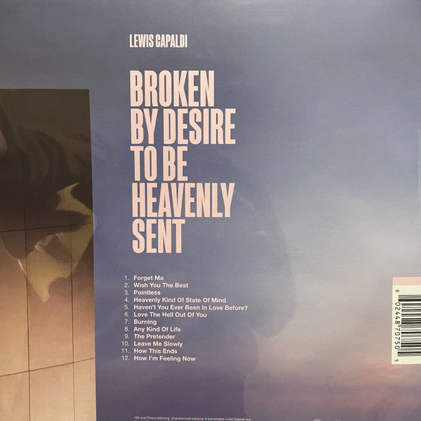 Lewis Capaldi : Broken By Desire To Be Heavenly Sent (LP, Album, Ltd, Whi)