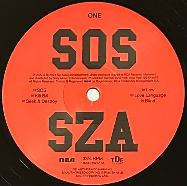 Buy SZA : SOS (2xLP, Album, Mem) Online for a great price
