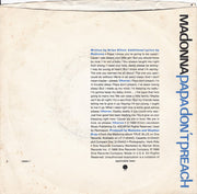 Madonna : Papa Don't Preach (7", Single, Spe)