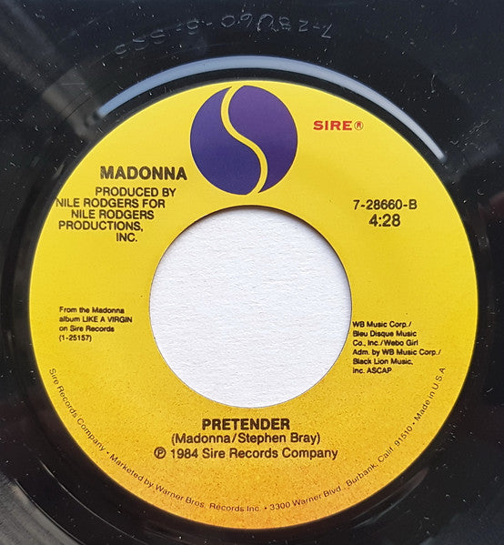 Madonna : Papa Don't Preach (7", Single, Spe)