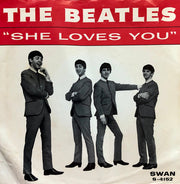 The Beatles : She Loves You / I'll Get You (7", Single, Mono, Bla)