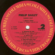 Philip Bailey : Inside Out (LP, Album, Pit)