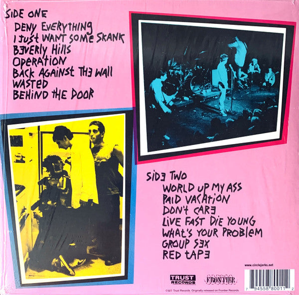 Circle Jerks : Group Sex (LP, Album, Ltd, RE, RM)